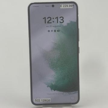 Samsung Galaxy S22 128GB Zwart beschikbaar voor biedingen