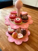Houten etagère met gebakjes, Ophalen, Zo goed als nieuw, Knutselen