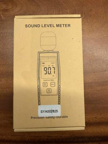 Geluids meter beschikbaar voor biedingen