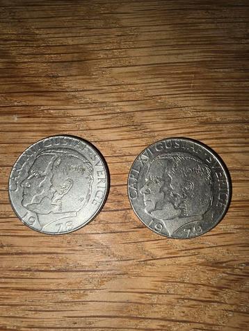 Zweedse 1 Kroon Munten 1978 & 1979 beschikbaar voor biedingen