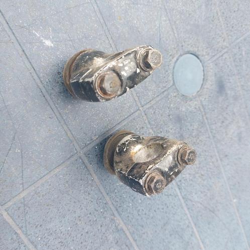 Honda 4takt stuurklemmen (ss50 cd50 dax monkey z50 cb50), Fietsen en Brommers, Brommeronderdelen | Algemeen, Gebruikt, Ophalen of Verzenden