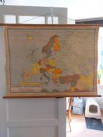 schoolkaart Landen van Europa, Antiek en Kunst, Antiek | Schoolplaten, Ophalen of Verzenden, Aardrijkskunde