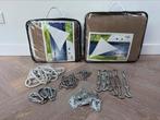 2 Schaduwdoeken driehoekig incl bevestigingsmaterialen, Tuin en Terras, Schaduwdoeken, Ophalen of Verzenden