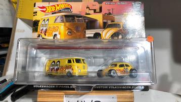 7 vw t1 en kever 2 pack Walmart excl. Hot Wheels VAVB nieuw  beschikbaar voor biedingen