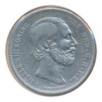 Nederland 2,5 Gulden 1867 Willem III, Koning Willem III, Zilver, Ophalen of Verzenden, Losse munt