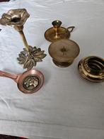Diverse Vintage Kandelaars Collectie, Antiek en Kunst, Antiek | Kandelaars, Ophalen, Koper of Brons
