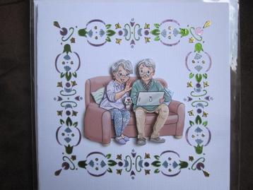 Originele Opa en Oma kaarten (3D) beschikbaar voor biedingen