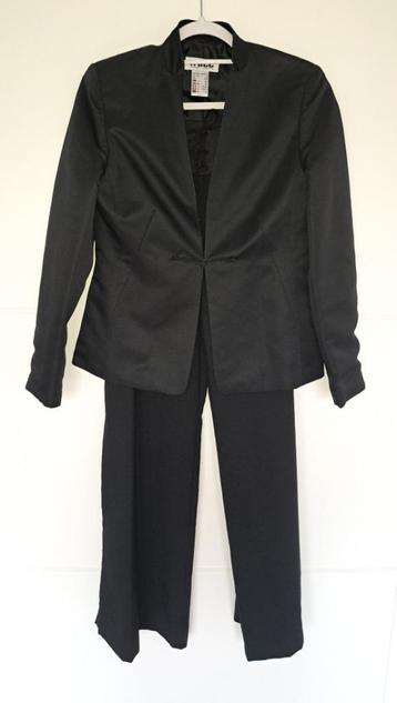 Apart chique glans pak zwart (2-delig) mt 38/40 - zgan beschikbaar voor biedingen