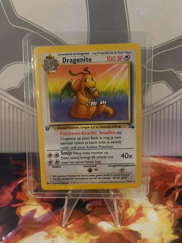 Dragonite 19/62 NL 1ST EDITION | Set: Fossil beschikbaar voor biedingen