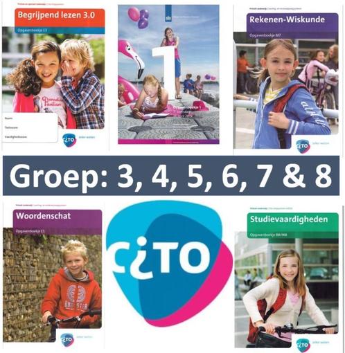 CITO Groep 3, 4, 5, 6, 7, 8 Versie 2.0 en 3.0 en LiB 4.0, Boeken, Schoolboeken, Verzenden