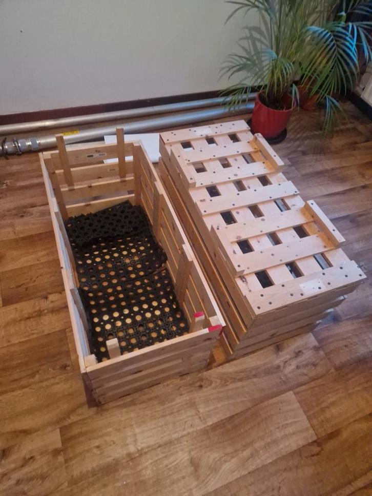 Stapelbare Transportkrat 2 delen, samen 80x40x80cm, Doe-het-zelf en Verbouw, Kratten en Dozen, Ophalen