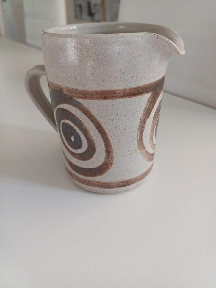 Abaty Stoneware Wales Swirl Jug Creamer Hand Thrown Vintage, Antiek en Kunst, Antiek | Keramiek en Aardewerk, Ophalen of Verzenden
