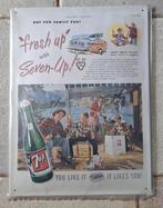 7up reclame bord 50s / 60s stijl, Verzamelen, Merken en Reclamevoorwerpen, Ophalen of Verzenden, Nieuw, Reclamebord