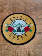 Guns n Roses vintage ronde logo patch embleem rock rozen, Ophalen of Verzenden, Zo goed als nieuw, Kleding