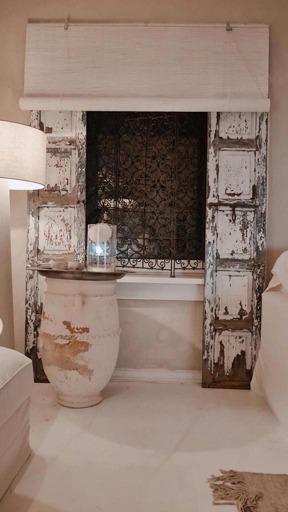 Poortdeur uit India luiken, Huis en Inrichting, Woonaccessoires | Overige, Gebruikt, Ophalen