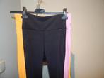 Goldbergh stretch legging zwart kleur accenten merk druk M, Maat 38/40 (M), Verzenden, Zwart, Zo goed als nieuw