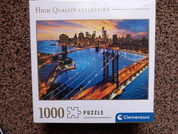 Clementoni puzzel - New York 1000 Stukjes Nieuw beschikbaar voor biedingen