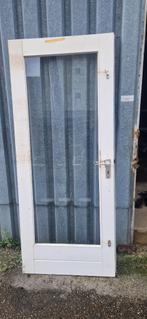 Houten achterdeuren, Ophalen, Gebruikt, 80 tot 100 cm, Buitendeur