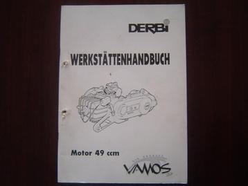 DERBI 49 cc VAMOS 1993 werkstatt handbuch werkplaatsboek beschikbaar voor biedingen