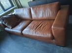 Lederland Cognac Lederen 3-zits Loungebank, Ophalen, Gebruikt, Lounge, Driepersoons