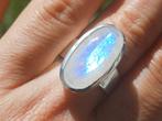 Vanoli 925 zilveren ring met regenboog maansteen maat 18, Sieraden, Tassen en Uiterlijk, Ringen, Daiva1973@hotmail.com, Vanoli