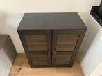 IKEA BRIMNES Kast met glazen deuren (78x95cm) LED BACKLIGHT, Ophalen, Met plank(en), Nieuw, 50 tot 100 cm