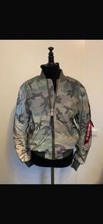 Alpha Industrie Bomber leger print NIEUW, Kleding | Heren, Overige kleuren, Maat 48/50 (M), Alpha industries, Nieuw