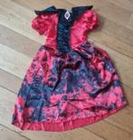 halloween heksenjurk zwart met rood 7-9 jaar (122-134), Ophalen of Verzenden, Zo goed als nieuw, 122 t/m 128, Meisje