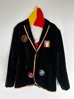 Oeteldonk jas XXL - Fluweel, Kleding | Heren, Carnavalskleding en Feestkleding, Ophalen, Carnaval, Overige maten, Zo goed als nieuw