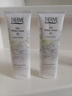 THERME ZEN WHITE LOTUS HANDSCRUB+HANDBALM NIEUW 2,50 P.ST, Nieuw, Ophalen of Verzenden