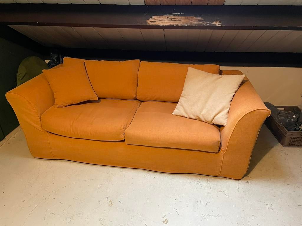 Orange 2,5 zits bank, Huis en Inrichting, Ophalen, Tweepersoons, 75 tot 100 cm, Zo goed als nieuw