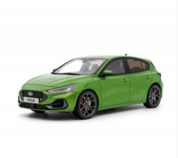 FORD FOCUS MK5 ST PHASE 2 GROEN 2022 1/18 OTTO MOBILE OT450, Hobby en Vrije tijd, Modelauto's | 1:18, Nieuw, Auto, OttOMobile