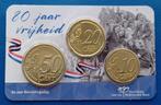 80 jaar Bevrijdingsdag in coincard, Postzegels en Munten, Munten | Nederland, Verzenden, Koningin Beatrix, Setje