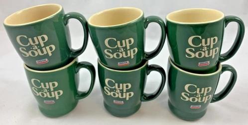 Unox Cup A Soup mokken bekers soepmokken vintage 6 stuks set, Huis en Inrichting, Keuken | Servies, Zo goed als nieuw, Kop(pen) en/of Schotel(s)