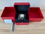 Cartier Santos Chronograph, Sieraden, Tassen en Uiterlijk, Horloges | Heren, Leer, Staal, Polshorloge, Zo goed als nieuw
