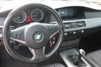 BMW 5 Serie Touring 525i | Cruise | Automatische Airco | Nav, Auto's, BMW, Achterwielaandrijving, Zwart, Startonderbreker, Zwart