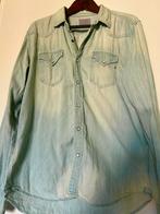 Replay jeans overhemd blouse XL, Ophalen of Verzenden, Zo goed als nieuw, Blauw, Halswijdte 43/44 (XL)