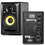 Set 2 KRK Rokit RP4 RP 4 active monitor speakers zwart, Zo goed als nieuw, Minder dan 60 watt, Front, Rear of Stereo speakers