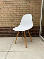 Eames DSW Replica Stoel 4x - Wit met Beuken Poten, Ophalen, Wit, Zo goed als nieuw, Eén