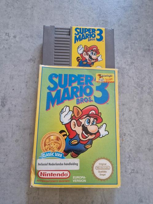 Super Mario Bros. 3 NES - Compleet met Doos en Handleiding, Spelcomputers en Games, Games | Nintendo NES, Gebruikt, Platform, 1 speler