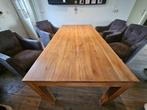 Teak eettafel, Huis en Inrichting, Tafels | Eettafels, Ophalen, Gebruikt, Teakhout, 50 tot 100 cm