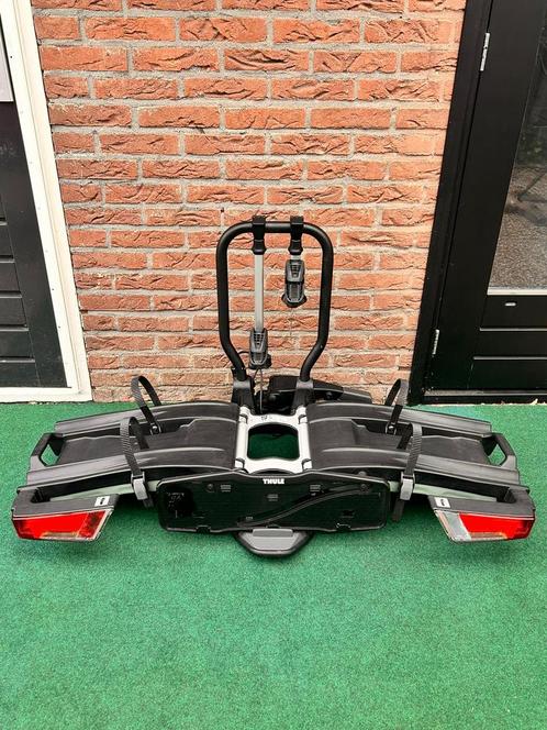 Thule easyfold XT 933, kantelbaar, inklapbaar, nette drager!, Auto diversen, Fietsendragers, Gebruikt, Trekhaakdrager, 2 fietsen