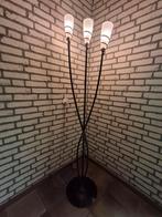 Elegante staande lamp en bijpassende plafondlamp, Ophalen, Zo goed als nieuw, Glas, 150 tot 200 cm
