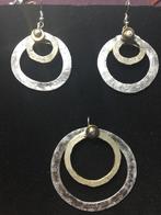Set oorbellen en kettinghanger, Met kristal, Overige materialen, Hangers, Ophalen of Verzenden