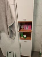 Wit Houten Badkamer Meubel, Ophalen, (Half)hoge kast, Minder dan 50 cm, Gebruikt