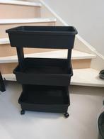 Roltafel zwart, Ophalen, Zo goed als nieuw