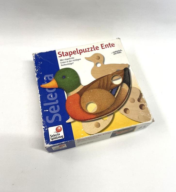 stapelpuzzel van hout, Kinderen en Baby's, Speelgoed | Houten speelgoed, Gebruikt, Overige typen, Ophalen of Verzenden