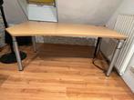 Zeer nette burotafel poten verstelbaar, aparte vorm, Ophalen, In hoogte verstelbaar, Gebruikt, Bureau