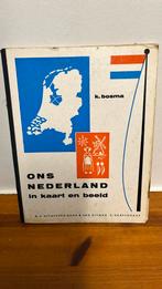 Oud boekje Ons Nederland in kaart en beeld door K. Bosma, Boeken, Geschiedenis | Vaderland, Gelezen, Ophalen of Verzenden, 20e eeuw of later