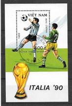 Vietnam 1989  WK Voetbal, Verzenden, Gestempeld, Zuidoost-Azië